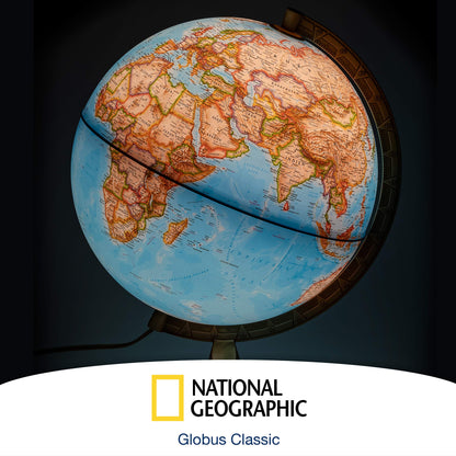National Geographic Leuchtglobus Klassik 30cm - LED phys/pol 2025