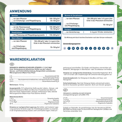 Plantura Bio-Bodenaktivator mit Mykorrhiza-Pilzen, 10,5 kg für 140 m²