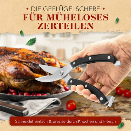 KRUSTENZAUBER Gusseisen Bräter 38cm mit Deckel - Ofenfest