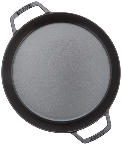 STAUB Gusseisen Brat- & Schmorpfanne, 26 cm, Schwarz