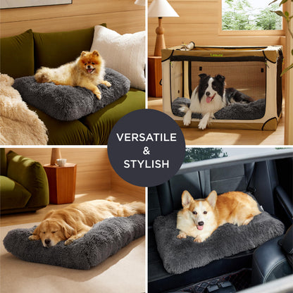 BEDSURE Hundebett grosse Hunde, waschbar, Dunkelgrau, 119x74x8 cm