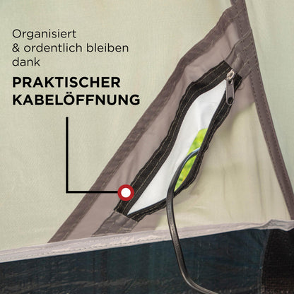 Coleman Waterfall 5 Deluxe Familienzelt – 5 Pers. mit Wohnraum