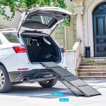 CO-Z Hunderampe faltbar 160cm Einstiegshilfe Auto - für grosse Hunde