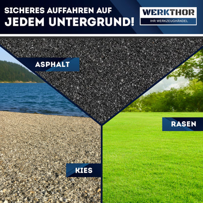 WERKTHOR Auffahrrampe PKW – 2er Set, max. 5t Tragkraft