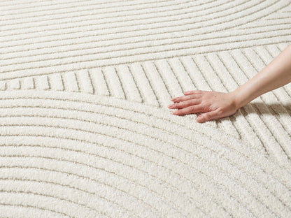 The Carpet Everest Kurzflor Teppich Panglao - Creme 140x200cm