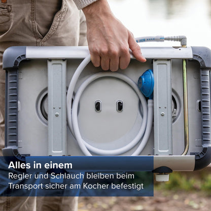 Campingaz Camping Kitchen 2 Campingkocher Gaskocher 2-flammig – Grau