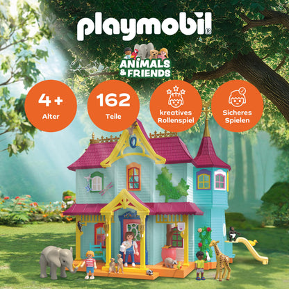 PLAYMOBIL 71852 Animals & Friends Kunterbunte Tier-Villa ab 4 Jahren