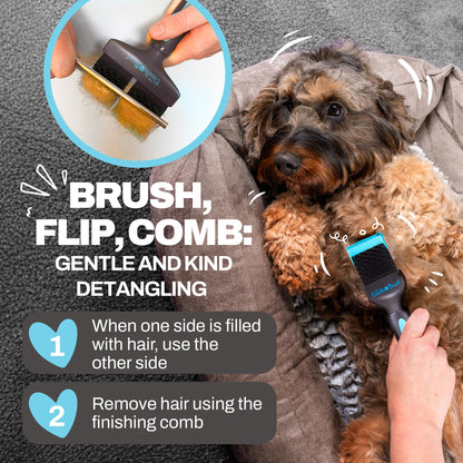 The Doodle Brush Slicker-Bürste, Hundebürste für Doodles