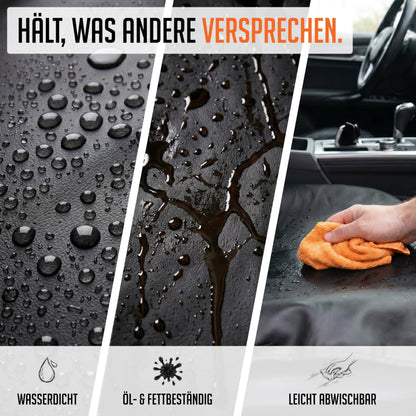 LIONSTRONG Autositzschoner Vordersitz wasserdicht, Kunstleder, 2 Stück