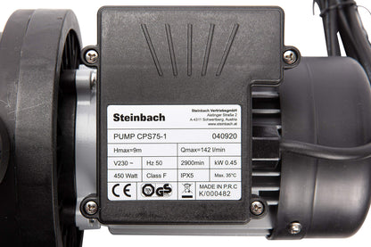 Steinbach Filterpumpe SPS 75-1, selbstsaugend, 8'520 l/h, 450 W