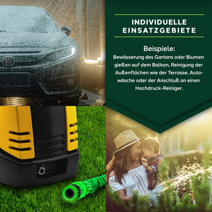 TRESKO flexiSchlauch Flexibler Gartenschlauch 45 m dehnbar