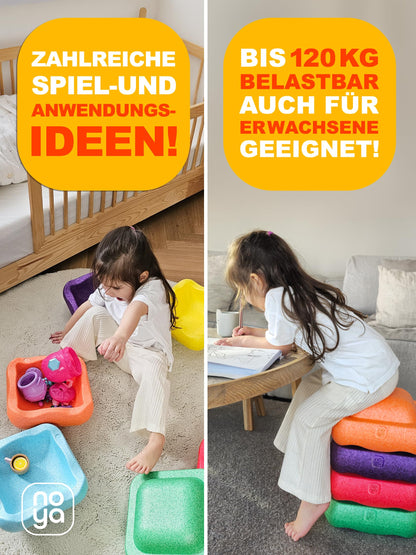 noya Balanciersteine Tritt- & Stapelsteine - Kinder 6er Set