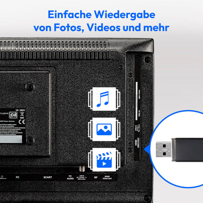 MEDION 19 Zoll HD Fernseher 12V mit Triple Tuner - MD 819000