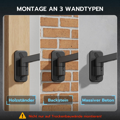 ARES WING Monitor Wandhalterung Heavy Duty 17-49 Zoll - Schwarz