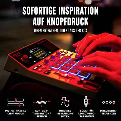 Akai Professional MPC Sample – Standalone Sampler mit Akku und USB-C