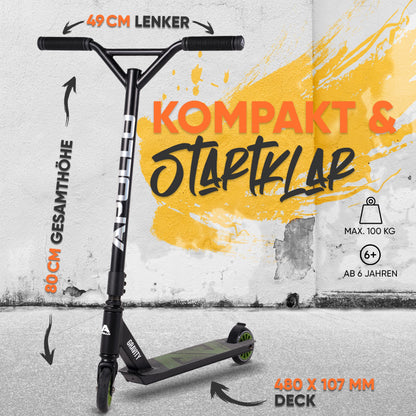 Apollo Gravity Stuntscooter - Trick Roller für Kids & Anfänger