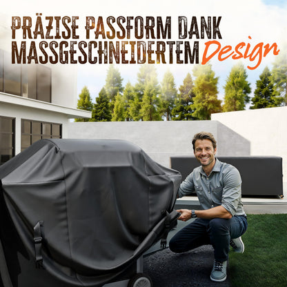 AMZBBQ Grillabdeckung für Gasgrill, wetterfest, 170 x 120 x 75 cm