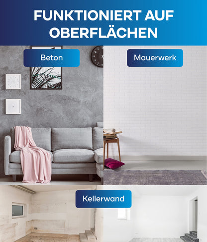 Plid Fassaden-Mauerfarbe Aussen, Wetterfest - Weiss 10L