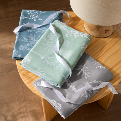 BEDSURE Bettdecke-Set 135x200 cm mit Kissenbezug 80x80 cm, Mintgrün