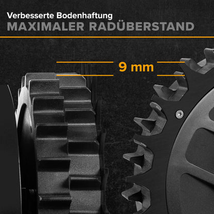 ROBO CLAWS Mähroboter Spikes Edelstahl schwarz für Worx L & Vision