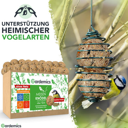 Gardemics Meisenknödel ohne Netz, Insekten-Knödel 200 Stück 18 kg