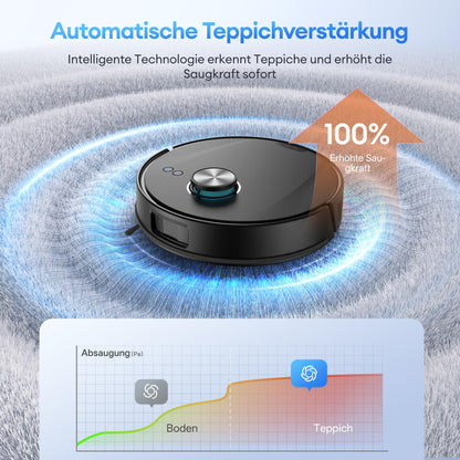 Ultenic T20 Pro+ Saugroboter mit Wischfunktion und Absaugstation