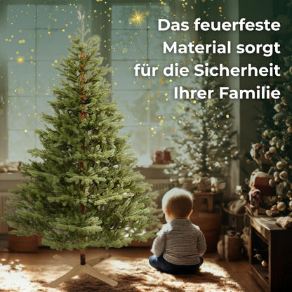 Premium Scandinavian Spruce Künstlicher Tannenbaum 210cm Spritzguss