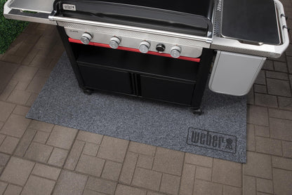 Weber Bodenschutzmatte XL, grau, für Summit und Plancha 76 cm