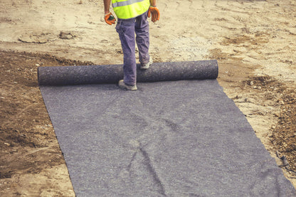 Aquagart Teichvlies Bodenschutz 300g/m² – 2m x 15m, Grau
