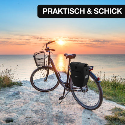 Valkental grosse wasserdichte Fahrradtasche Gepäckträger - abschliessbar