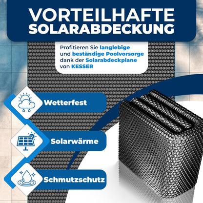 KESSER Solarabdeckplane Pool rechteckig 450 x 220 cm, 120 µm