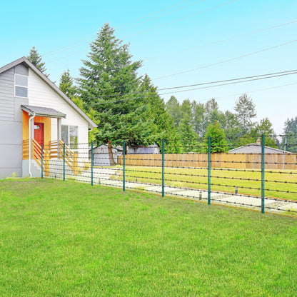 ARIFARO Zaunpfosten 152cm – U-Pfosten, kein Graben (10 Stk.)