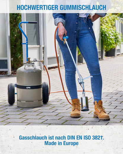CFH VS 780 Gummigasschlauch Propan/Butan – 10 m G 3/8" LH