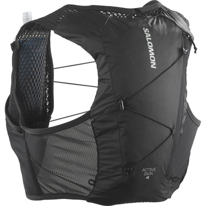 Salomon Active Skin 4 Trinkweste mit 2 Softflasks, schwarz, Grösse M