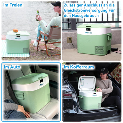 BINGI Kompressor-Kühlbox 22 Liter, 12/24 V und 230 V, HC-22P2