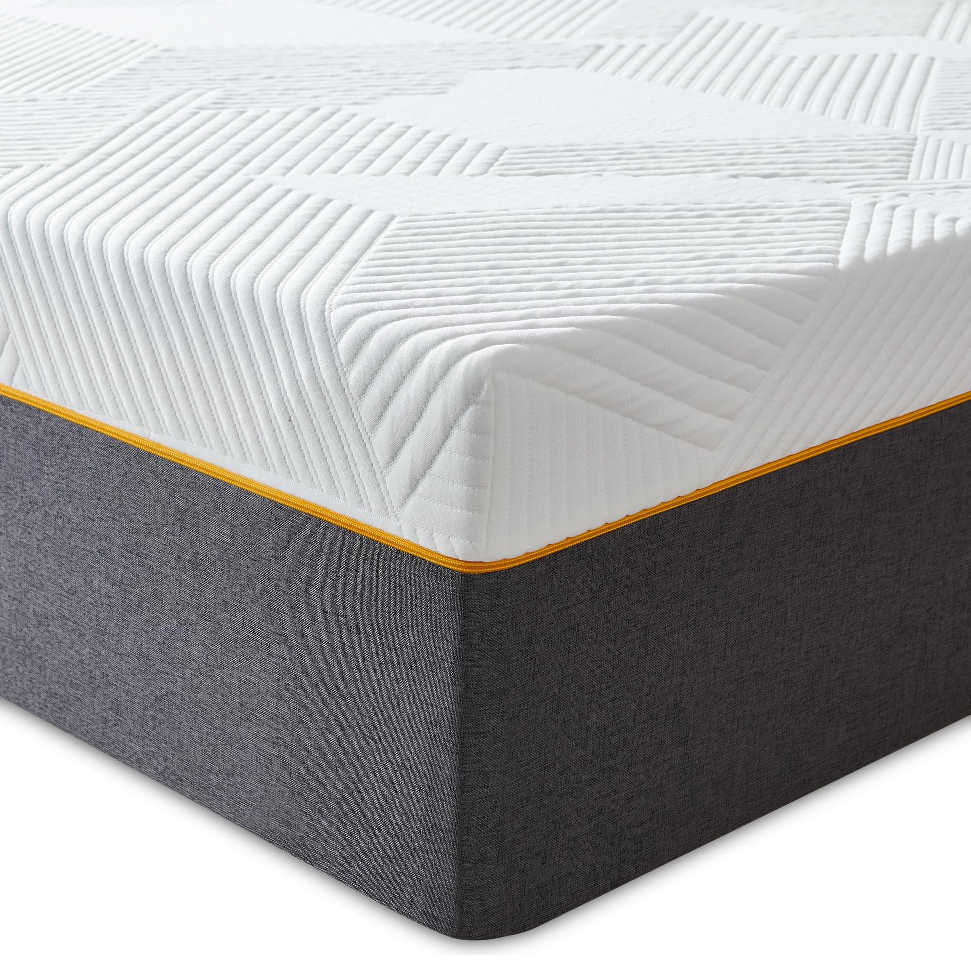 Sleremind Kaltschaummatratze 120x200 cm - Härte H3. Rechteckige, weiße Matratze für ergonomische Körperunterstützung beim Schlaf.