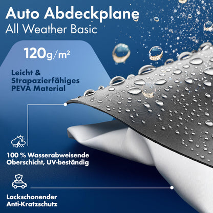 Walser Abdeckplane Auto All Weather Grösse 10 SUV/Van Silber