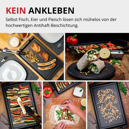 Lieblingspfanne Teppanyaki Grillplatte 41x24 cm, Aluminiumguss