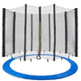 Arebos Trampolin Randabdeckung und Sicherheitsnetz, 366 cm, 8 Stangen