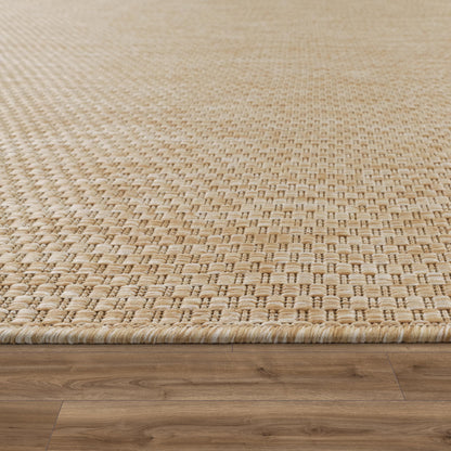 Paco Home Outdoor Teppich Sisaloptik Flachgewebe Natur 160x220 cm