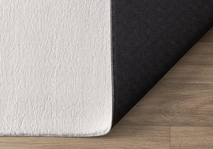 the carpet Relax Kurzflor Teppich Creme, waschbar, 200 x 280 cm