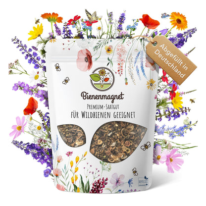 Bienenmagnet Wildblumensamen 500g – nektarreiche Samenmischung für eine bunte Blumenwiese