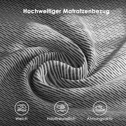 PERLECARE Matratzentopper 180x200 cm Gel-Kaltschaum H3/H4 7,5 cm