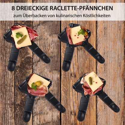 Syntrox Germany RAC-1350W-Waadt Raclette-Fondue-Heissstein für 8 P.