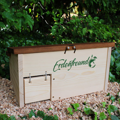 Erdenfreund® Igelhaus gross – Rattensicher, Labyrinth, Nisthaus