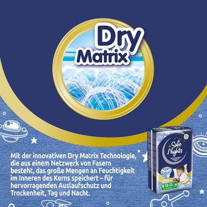 Babylino Safe Nights Boy Nachthöschen, 8-13 Jahre, 84 Stück
