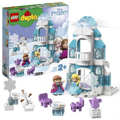 LEGO DUPLO Elsa Eispalast - Bauset für Kleinkinder: Blauer und weißer Eispalast aus großen LEGO DUPLO Steinen. Fördert kreatives Bauen und Rollenspiel für Kleinkinder.
