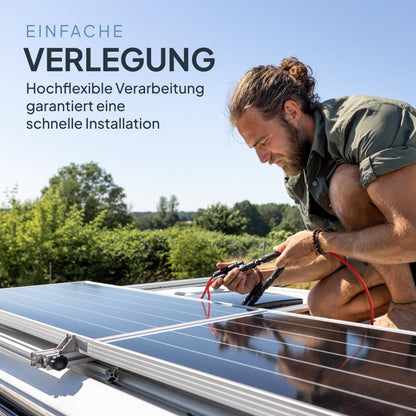 SEPO-Leitungen Solarkabel H1Z2Z2-K 6 mm², 50 m, rot