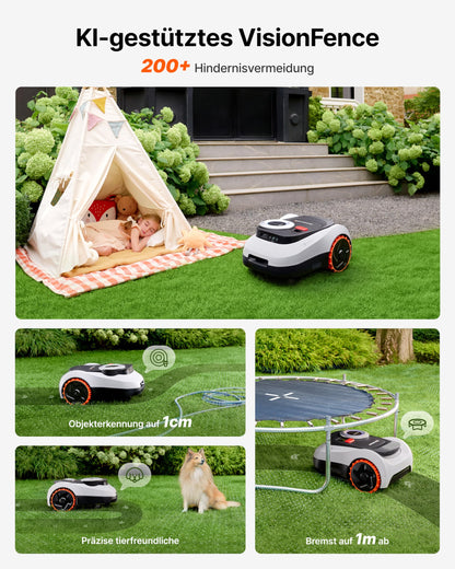 Navimow i208 LiDAR Mähroboter ohne Begrenzungskabel mit Garage M
