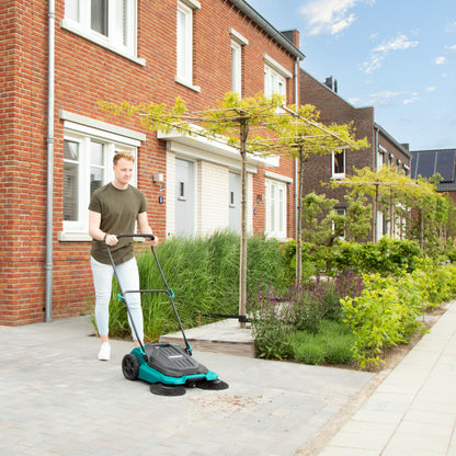 VONROC Kehrmaschine Manuell für Aussen – 65cm Kehrbreite